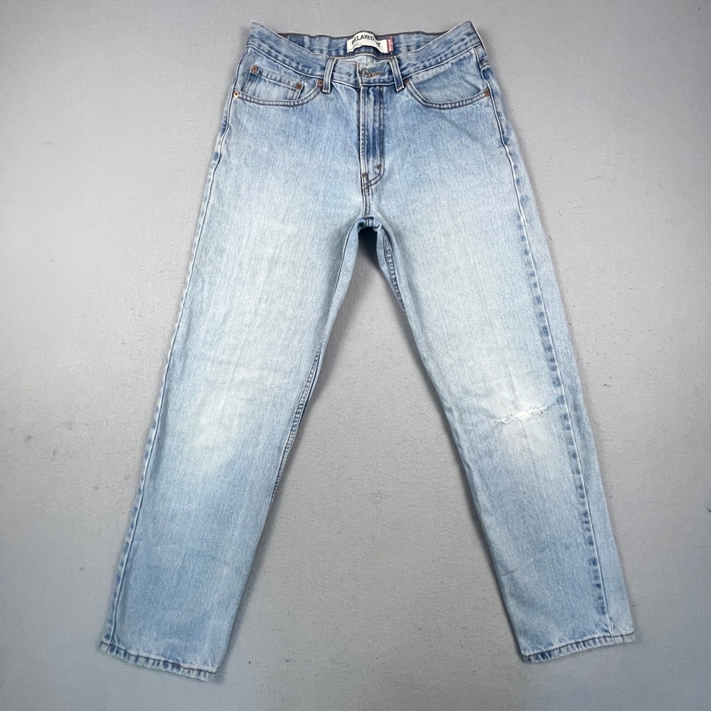 Levi's 550 Relaxed Fit Jeans Mens 32x34 Light Wash Denim Tapered Leg Vintage